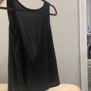 XS open back shirt